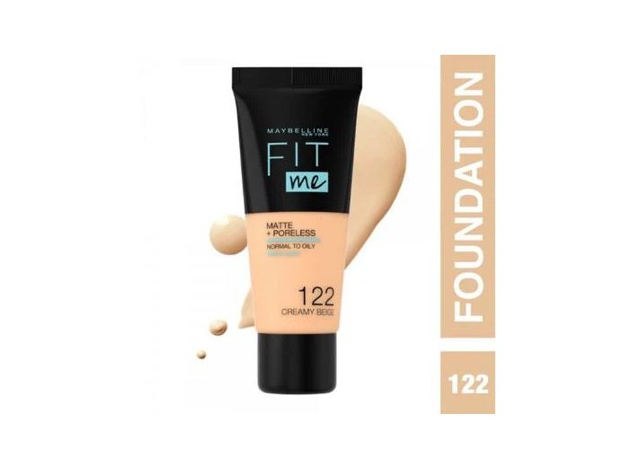 Maybelline New York Fit Me Matte + Poreless Foundation 122 Creamy Beige
