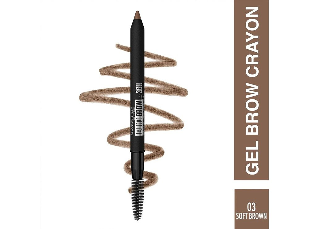 Maybelline New York Tattoo Brow 36HR Pigment Brow Pencil 03 Soft Brown