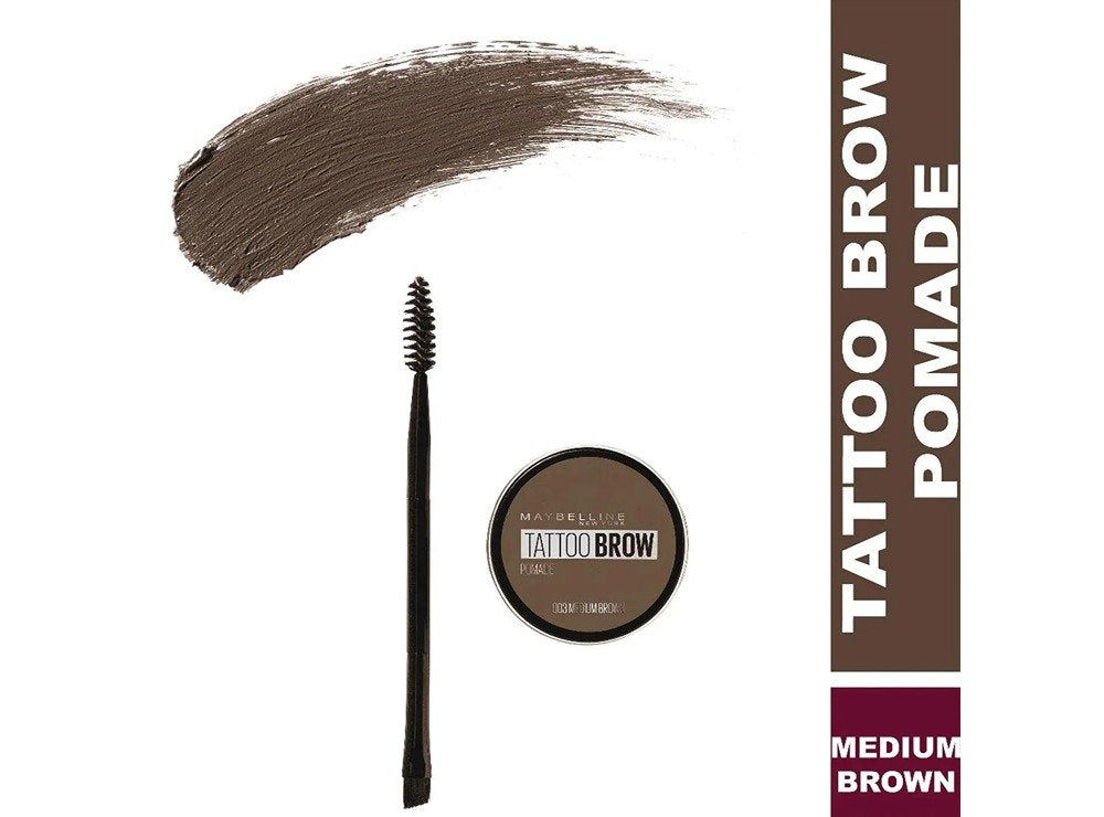 Maybelline New York Tattoo Brow Lasting Color Pomade Waterproof 03 Medium Brown