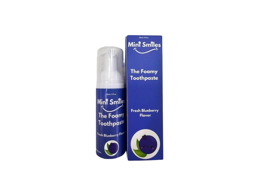 Mini Smiles The Foamy Blueberry Toothpaste