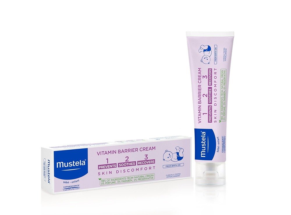 Mustela 1 2 3 Vitamin Barrier Cream - 100 ml