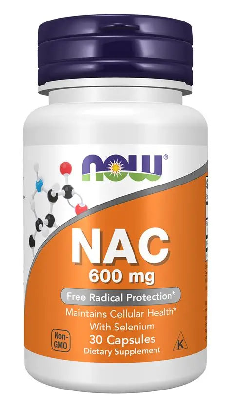 Now Nac 600 Mg 30 Capsules