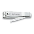 3 clavles Medium 6cm nail clipper with integrated file.