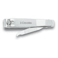 3 claveles Nail Clipper with File 8 cm.