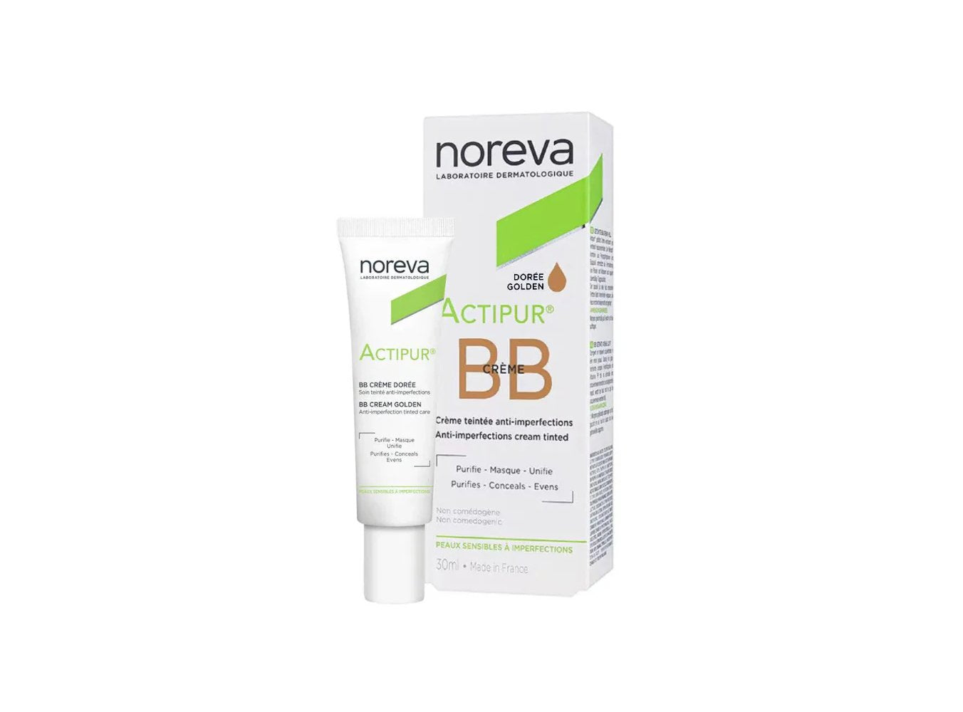 Noreva Actipur BB Golden Cream Anti Imperfection Tinted Care