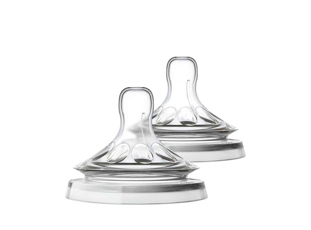 Philips Avent 2 Natural Teats 2.0 Thick Feed 6M+