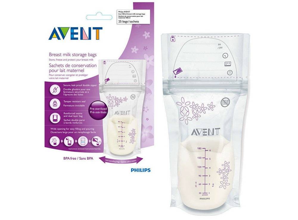 Philips Avent 25 Breast Milk Storage Bags