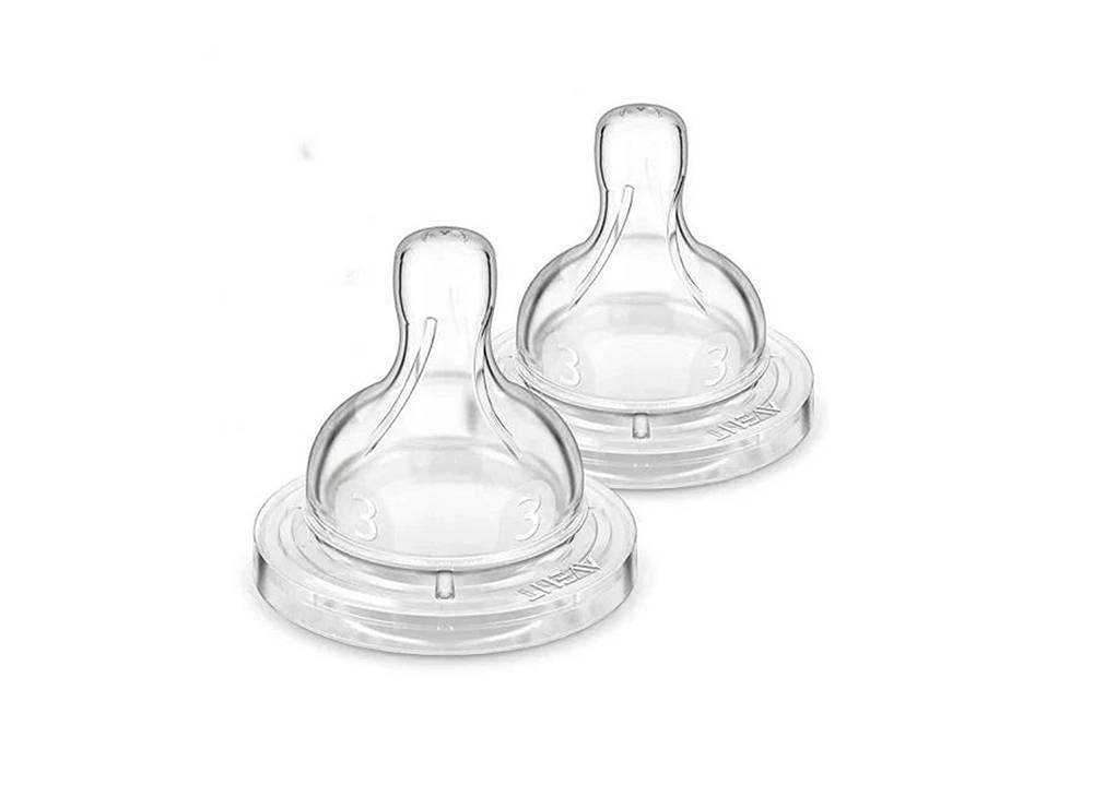 Philips Avent Teats Med. Flow 3 Holes 3M+