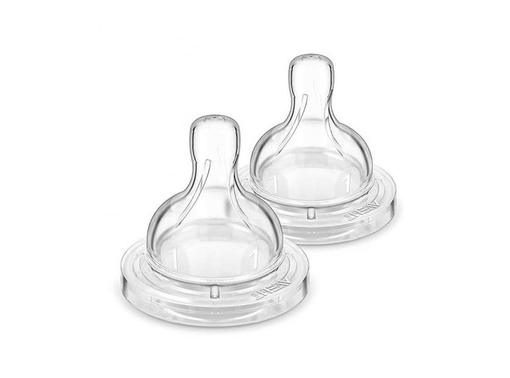 Philips Avent Teats Newborn 1 Hole 0M+