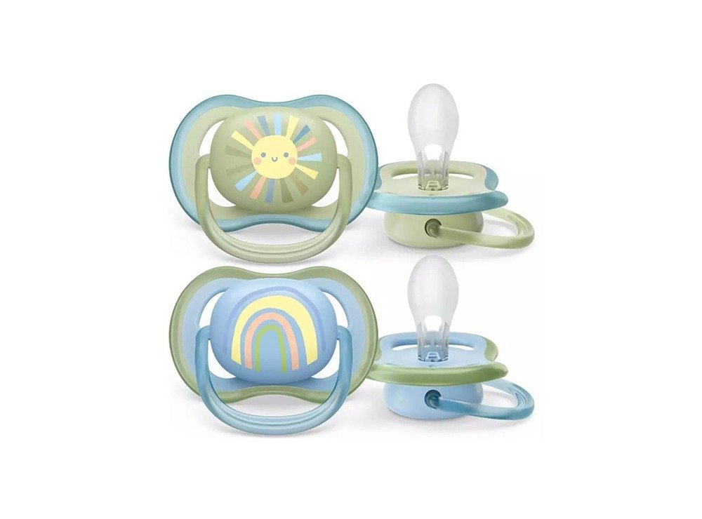 Philips Avent Ultra Air Soother Rainbow 0 to 6 Months Boy