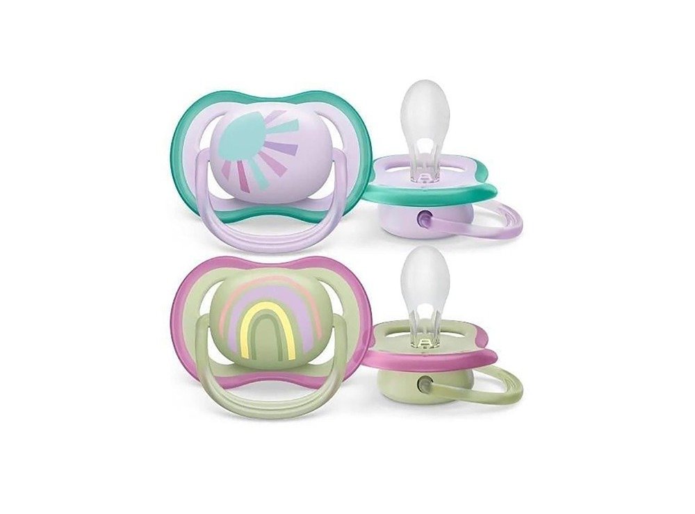 Philips Avent Ultra Air Soother Rainbow 0 to 6 Months