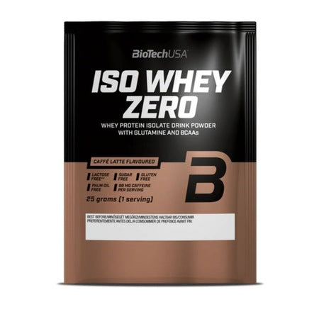 BiotechUSA ISO Whey Zero 25g- Caffe Latte Flavored