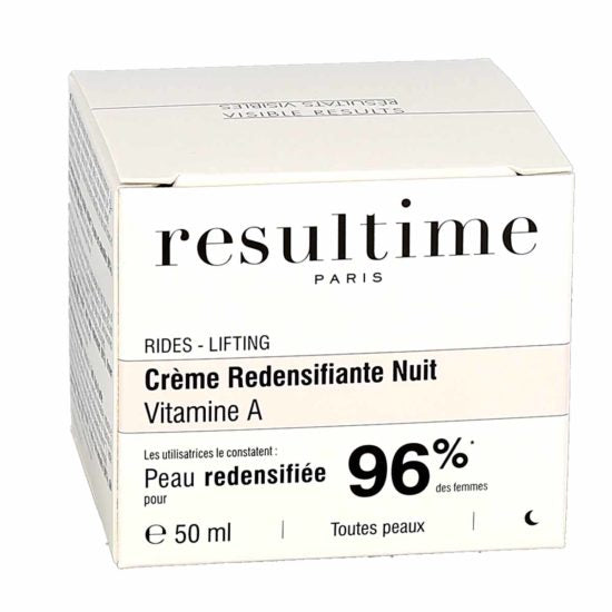 Resultime Crème Redensifiante Nuit Vitamine A, pot de 50ml