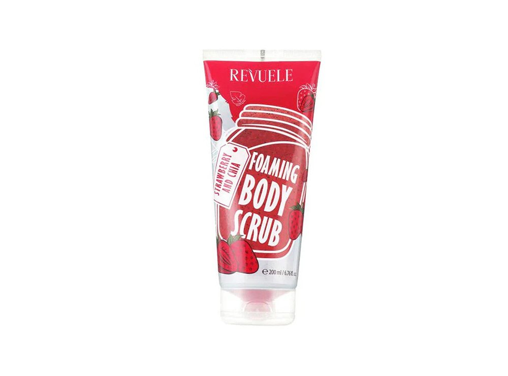 Revuele Foaming Body Scrub Strawberry & Chia