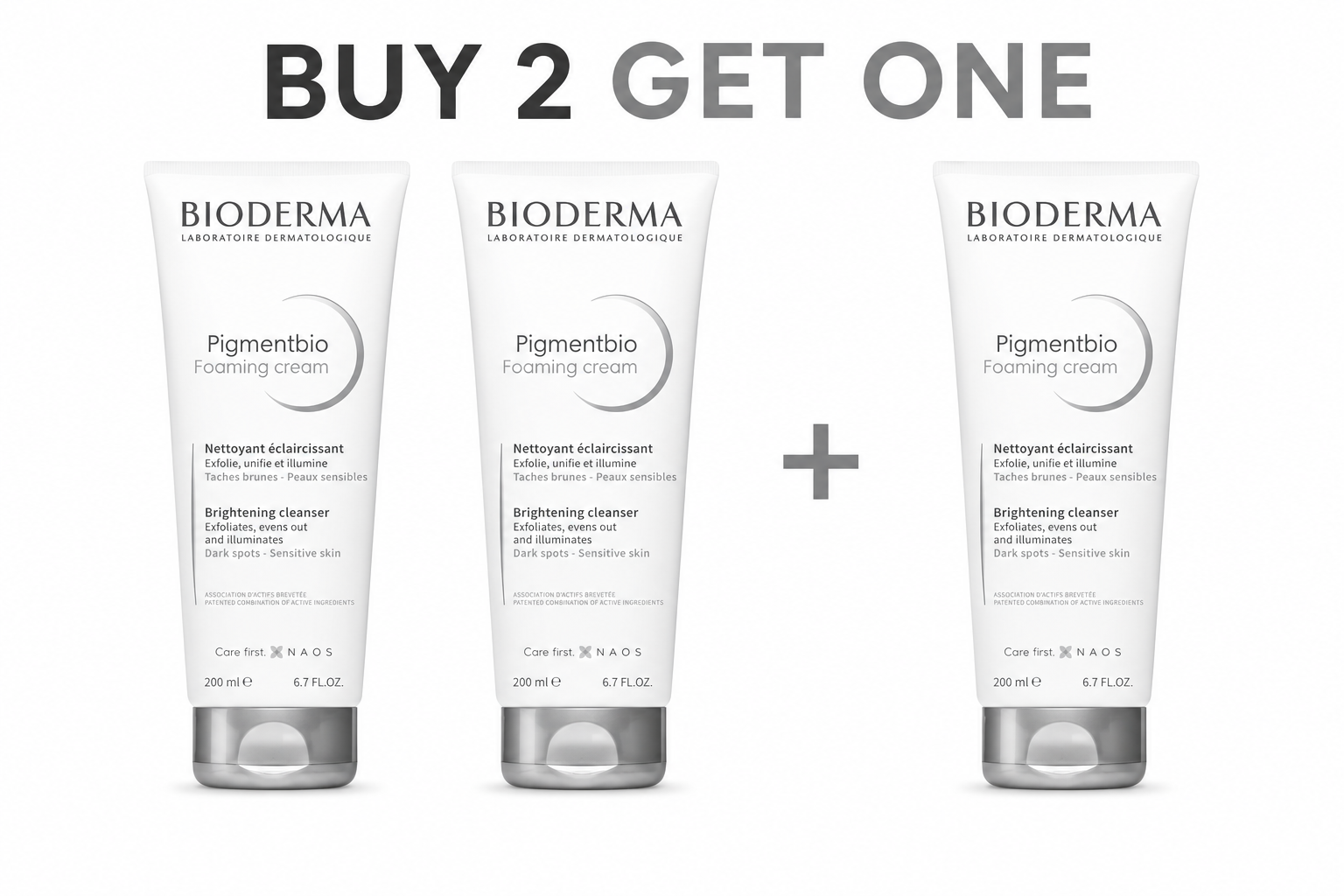 Bioderma Pigmentbio Foaming Cream - 200 ml buy 2 get 1 Free