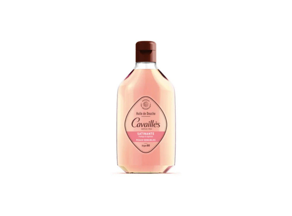 Rogé Cavaillès Satiny Shower Oil Enriched With Argan & Rose Oils