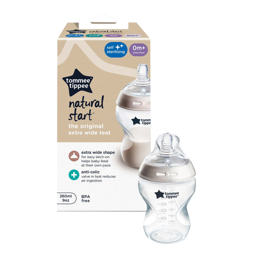 Natural Start Baby Bottle 0M+ 260 ml