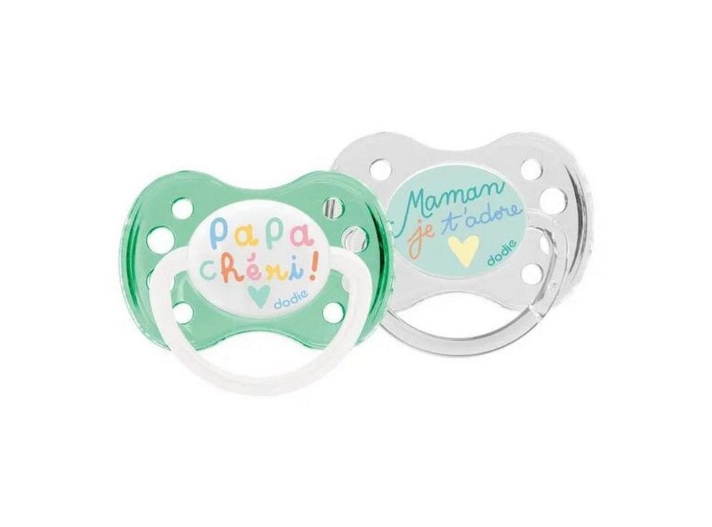 Symmetrical Soothers 0-6M Pack Of 2