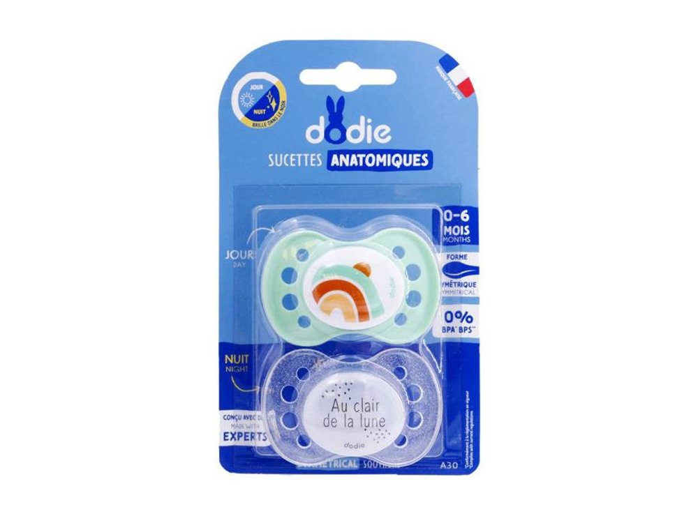 Symmetrical Soothers Day & Night 0-6M