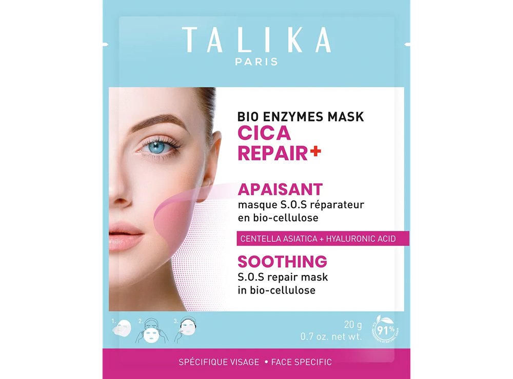 Talika Bio Enzymes Mask Cica Repair + Soothing Sos Repair Mask