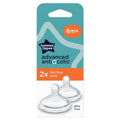 Tommee Tippee Fast Flow Advanced Anti Colic 2 Teats 6M+