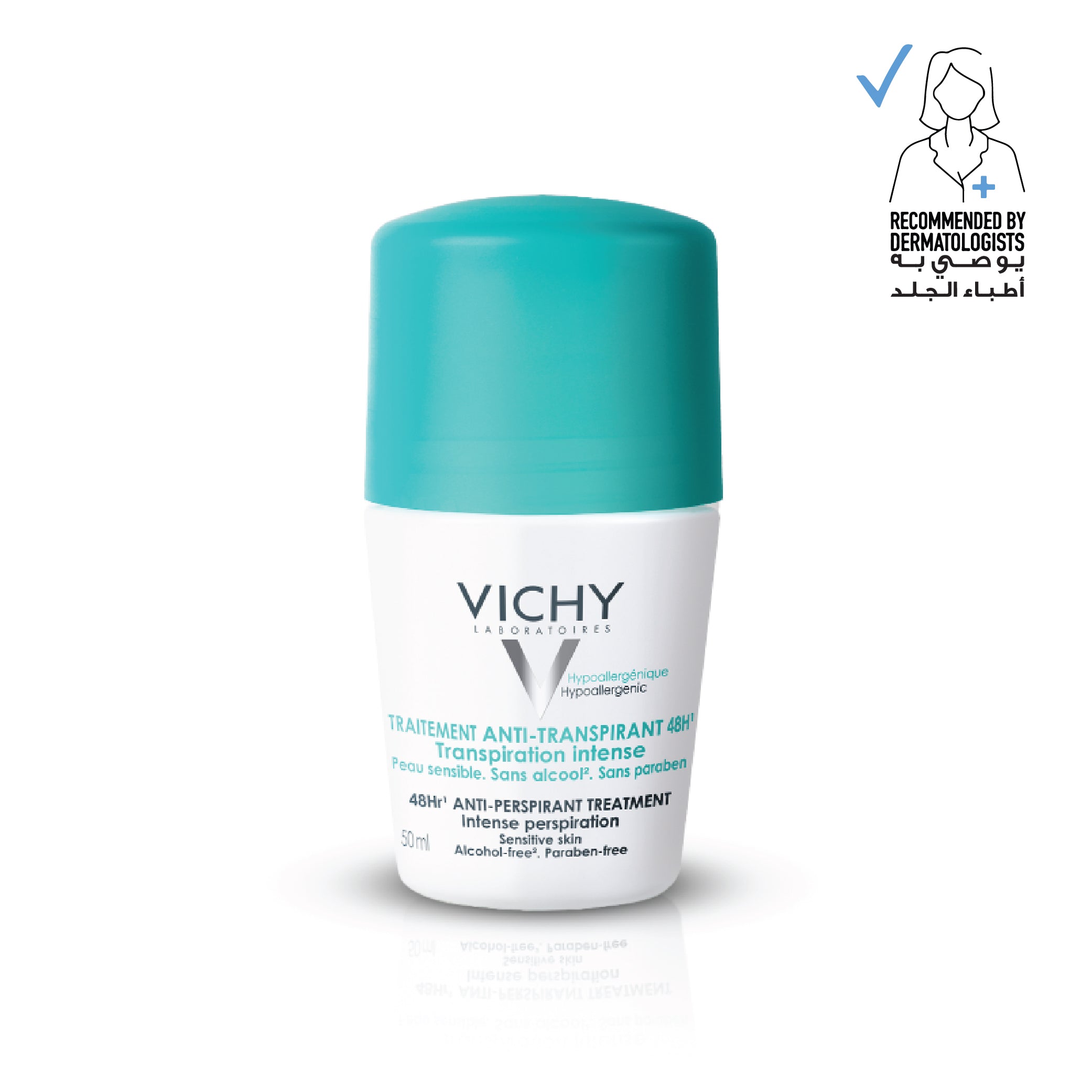 Vichy 48H Anti Perspirant Treatment Intense Perspiration Roll On